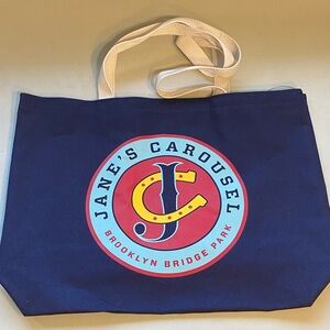 Blue Jane's Carousel Tote Bag